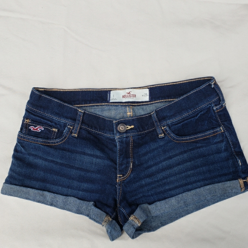 Hollister Denim Shorts Sz 1/25